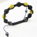 Nouveau design Shamballa Bracelets Crystal Balls With Agate BR68